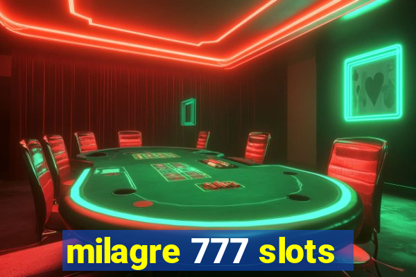 milagre 777 slots