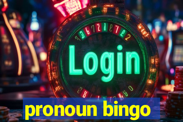 pronoun bingo