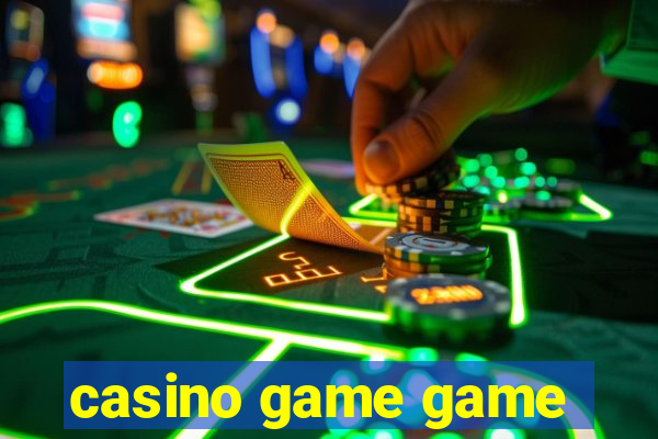 casino game game