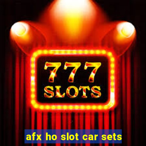 afx ho slot car sets