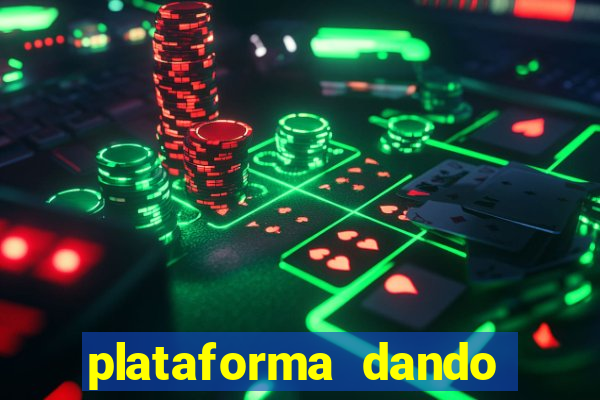 plataforma dando bonus de cadastro