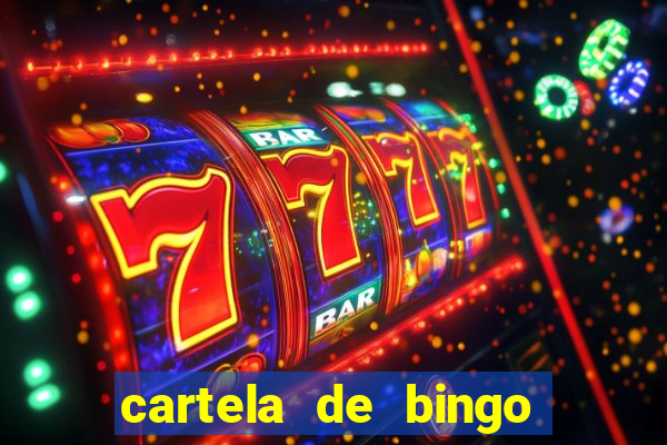 cartela de bingo até 30