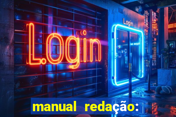 manual redação: folha pdf