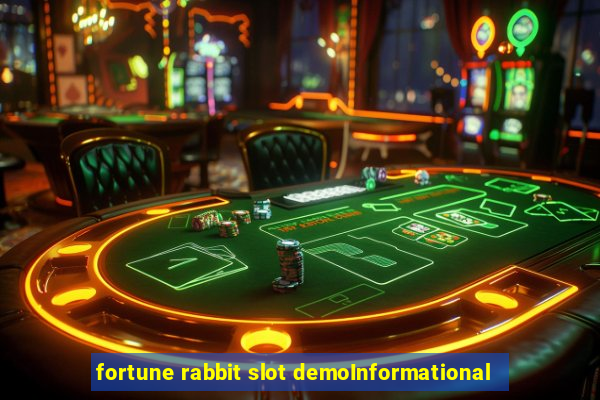 fortune rabbit slot demoInformational