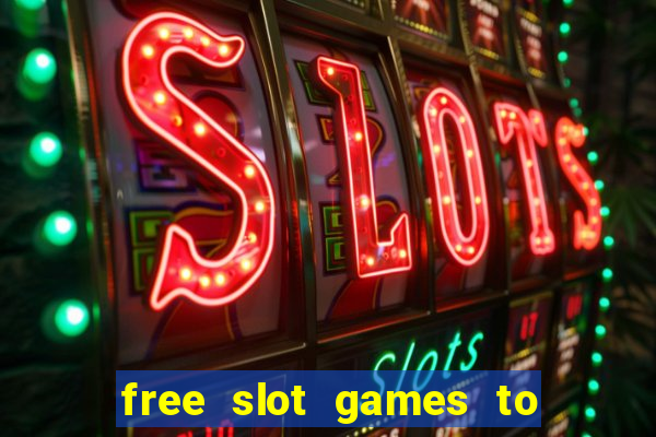 free slot games to play offline