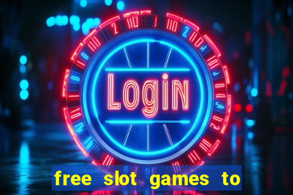 free slot games to play offline