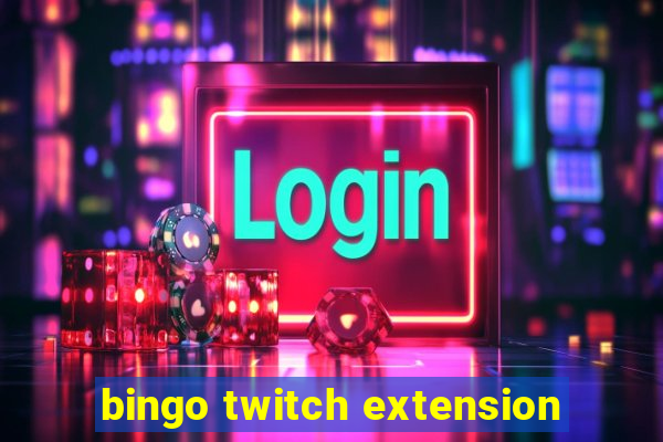 bingo twitch extension