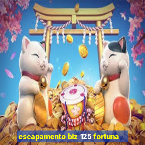 escapamento biz 125 fortuna