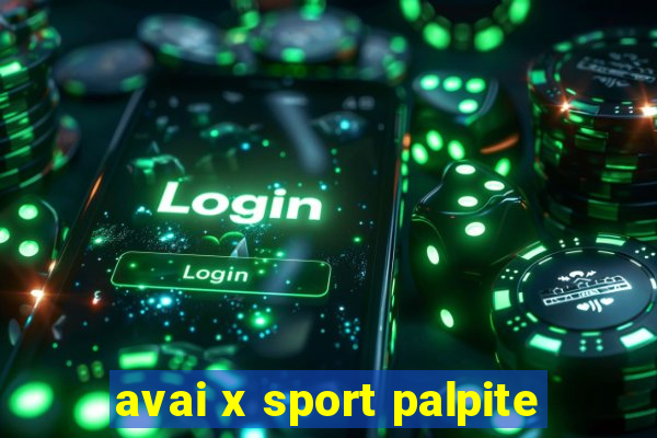 avai x sport palpite