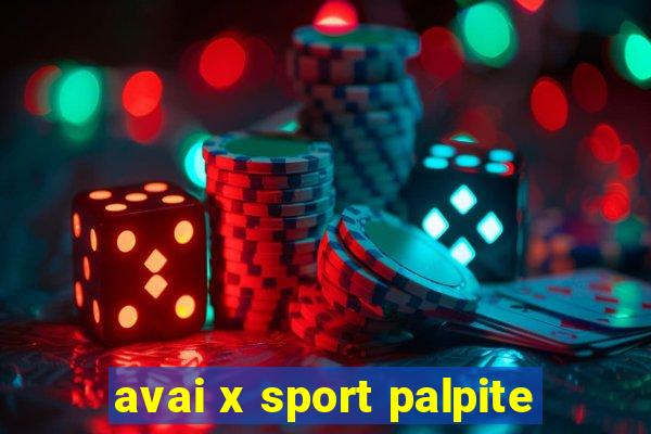 avai x sport palpite