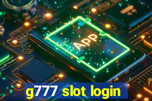 g777 slot login