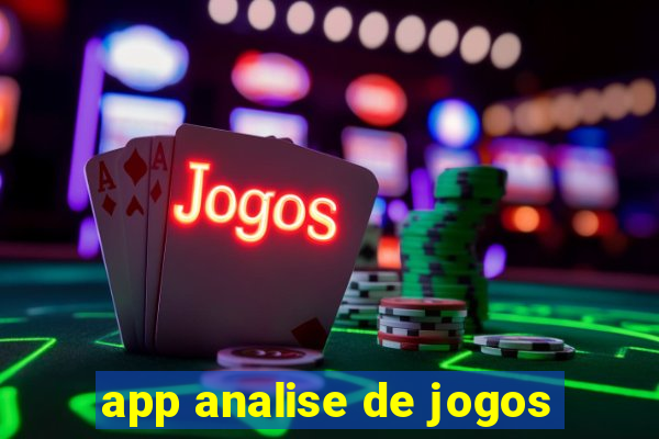 app analise de jogos