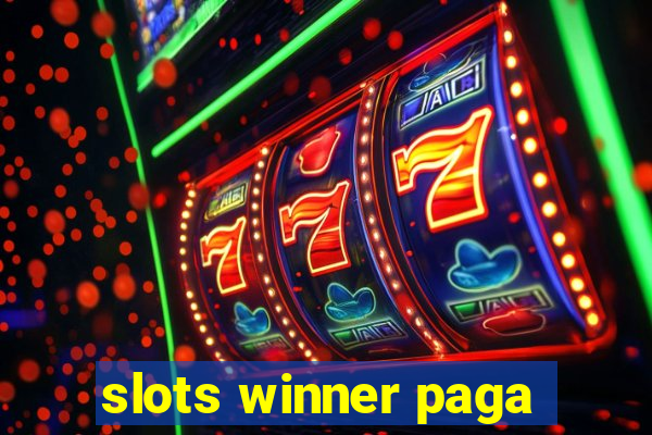 slots winner paga