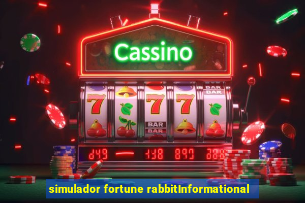 simulador fortune rabbitInformational