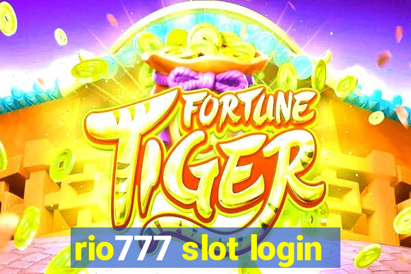 rio777 slot login