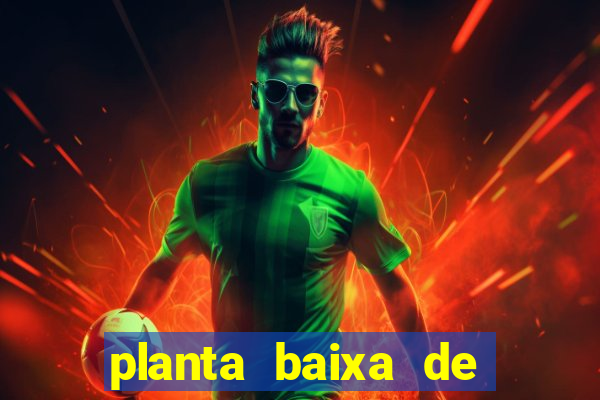 planta baixa de campo de futebol society