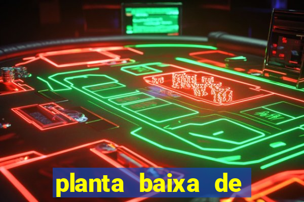 planta baixa de campo de futebol society