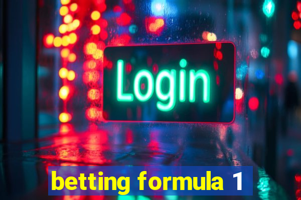 betting formula 1