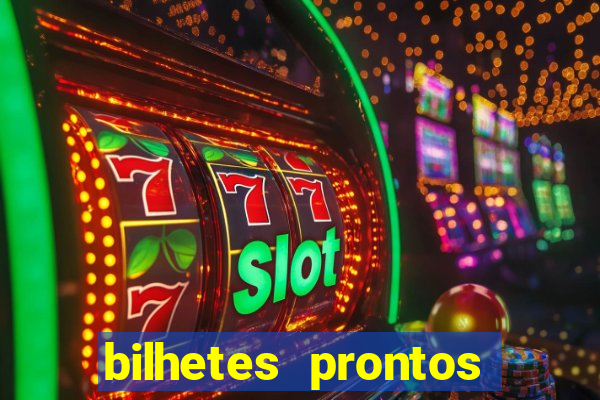 bilhetes prontos dos jogos de hoje