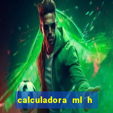 calculadora ml h para mcg kg min