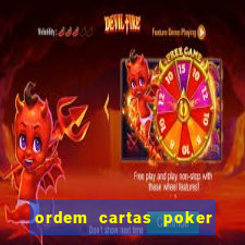 ordem cartas poker texas hold