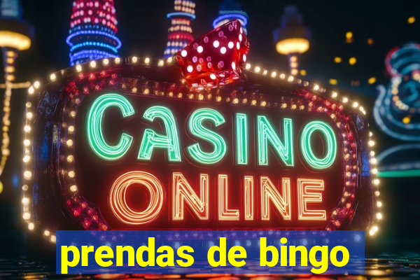 prendas de bingo