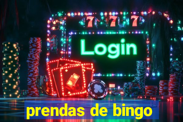 prendas de bingo