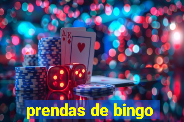 prendas de bingo