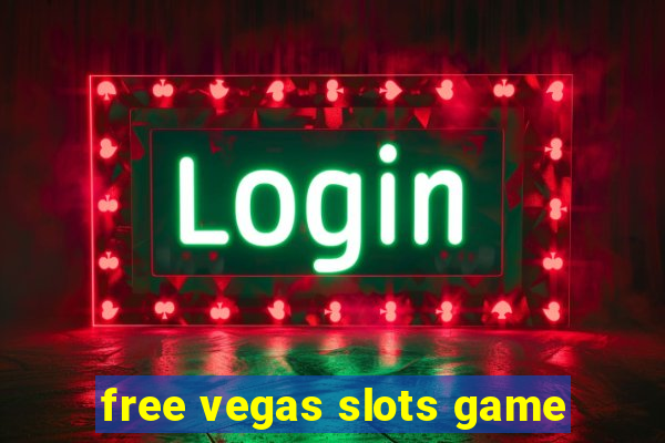 free vegas slots game