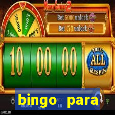 bingo para despedida de solteira para imprimir