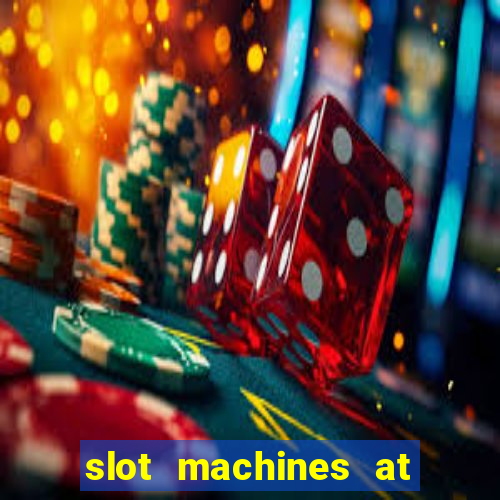 slot machines at mgm springfield