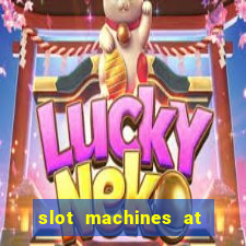 slot machines at mgm springfield