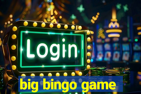 big bingo game