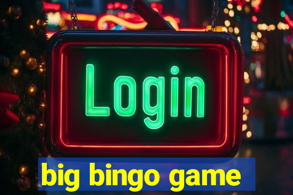 big bingo game