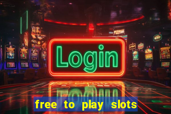 free to play slots online no download