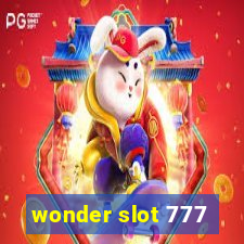 wonder slot 777