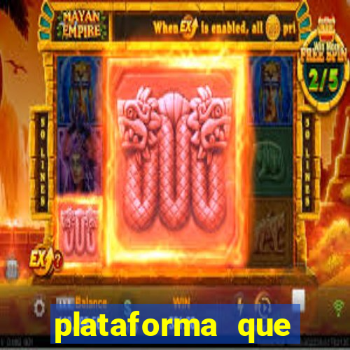 plataforma que ganha b?nus