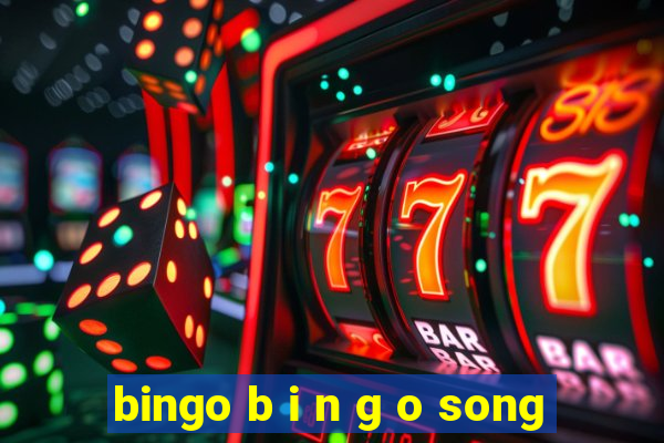 bingo b i n g o song