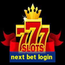 next bet login