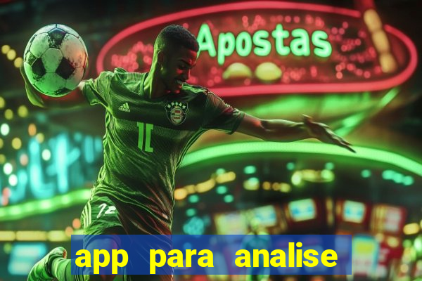 app para analise de jogos de futebol