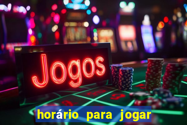 horário para jogar no rabbit