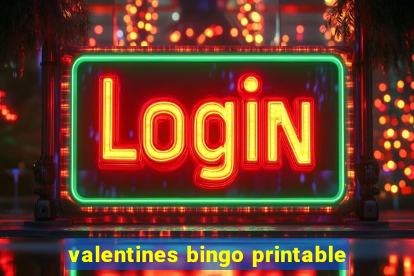 valentines bingo printable