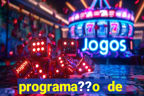 programa??o de jogos de futebol