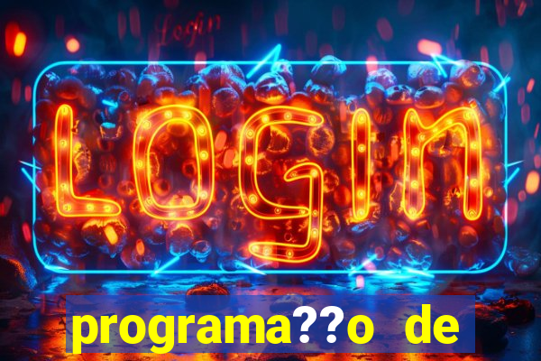 programa??o de jogos de futebol