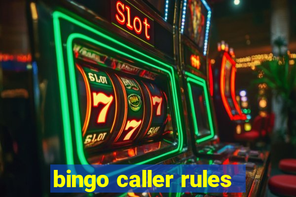 bingo caller rules