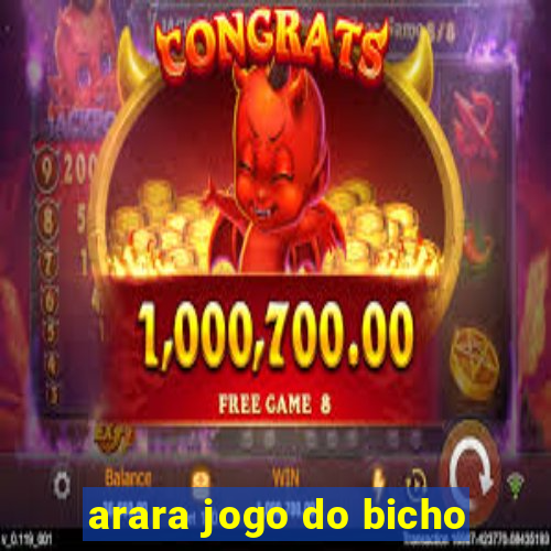 arara jogo do bicho