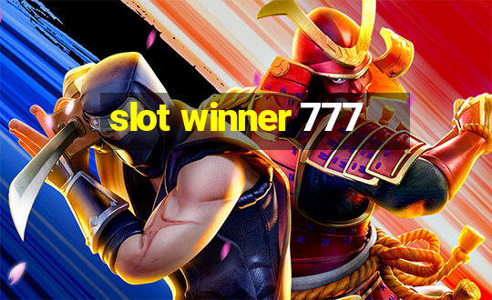 slot winner 777