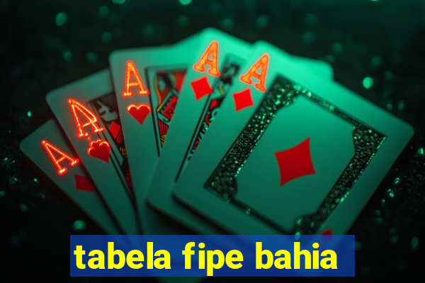 tabela fipe bahia