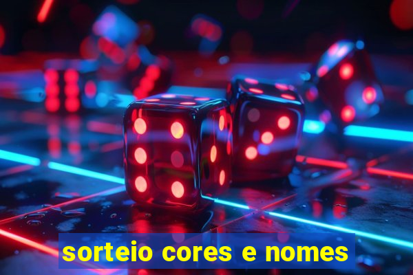 sorteio cores e nomes