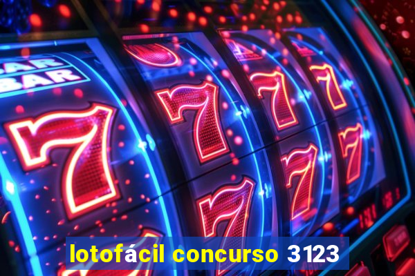 lotofácil concurso 3123